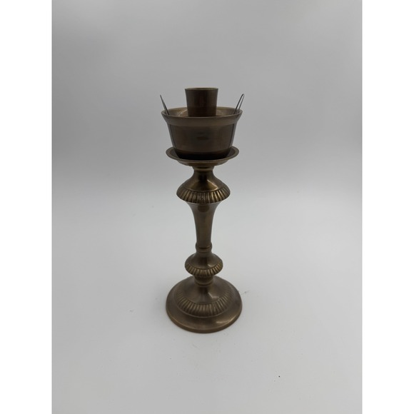 The Unbranded Brand Other - Vintage Brass Candlestick Holder 9.5" Inch Tall